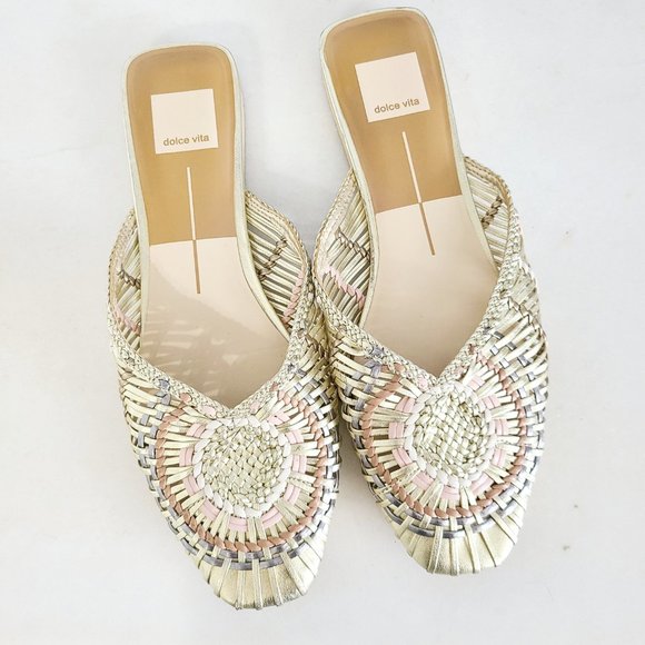 Dolce Vita Shoes - DOLCE VITA baez metallic woven flats